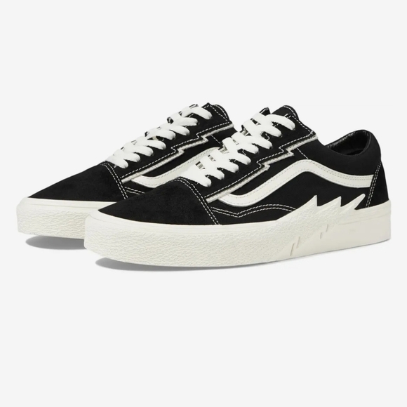 Vans Old Skool Bolt Sneakers Black Marshmallow Womens NEW - Picture 6 of 6